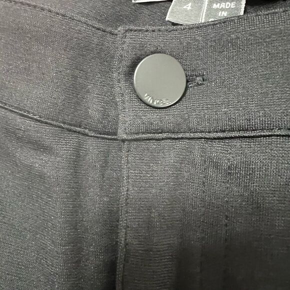 Vince Women Pants Taper Leg Zipper Button Equestrian charcoal, gray size 4 - Picture 11 of 13